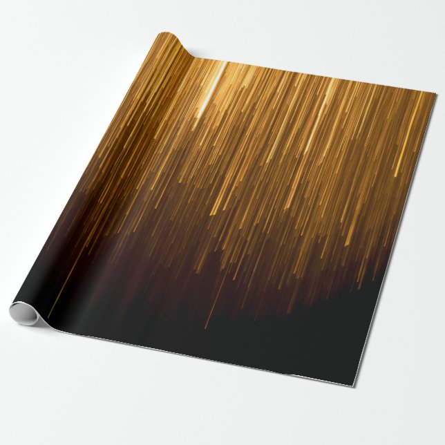 Abstract Golden Texture Backgrounds Wrapping Paper (Unrolled)