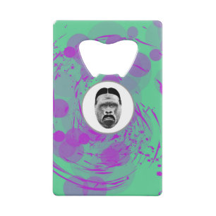 Abstract Gorilla Credit Card Bottle Opener