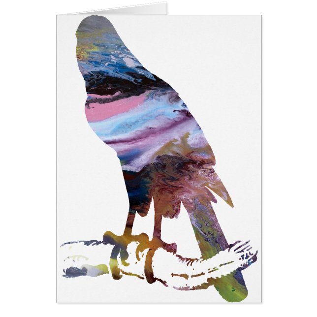 Abstract Goshawk silhouette. (Front)