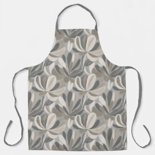 Abstract Gouache Floral Composition Apron