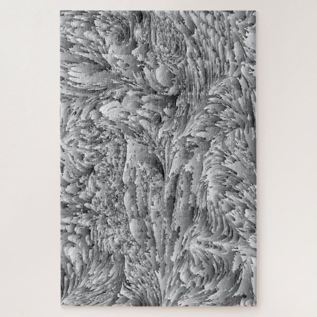 Abstract Gradient Flower Jigsaw Puzzle (Vertical)