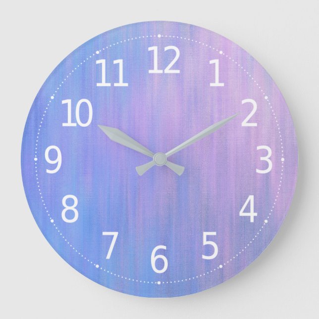 Abstract Gradient Grunge Artwork | Wall Clock (Front)