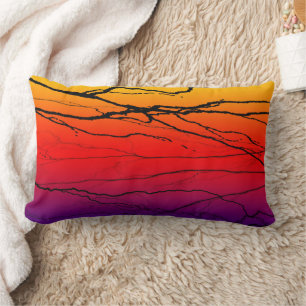 Abstract Gradient Lumbar Pillow