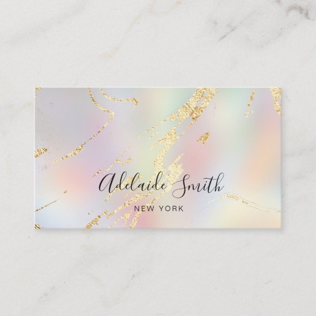 abstract gradients business card (Front)