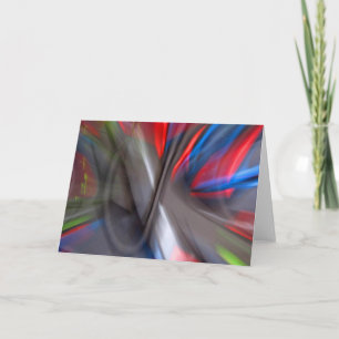 Abstract Graffiti Card