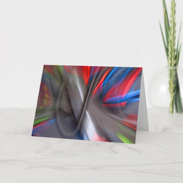 Abstract Graffiti Card (Front)