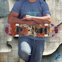 Abstract Graffiti-Inspired Abstract earthy tones