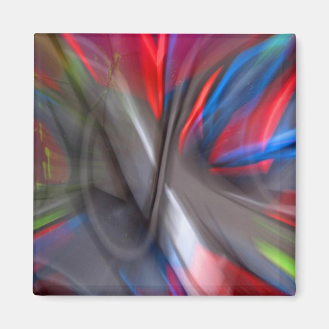 Abstract Graffiti Magnet (Front)