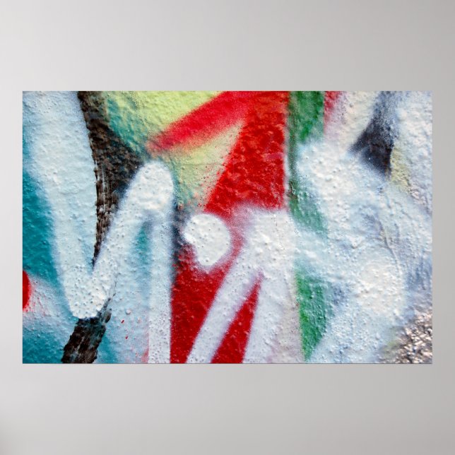 abstract graffiti poster (Front)