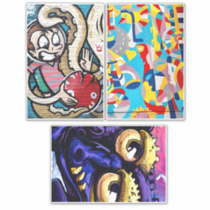 Abstract Graffiti Urban Street art collage sheet