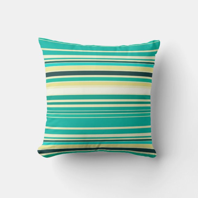 Abstract graphic design background stripes 3 throw pillow (Front)