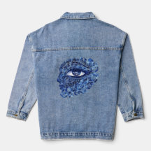 Abstract Greek Evil Eye With Greek Key