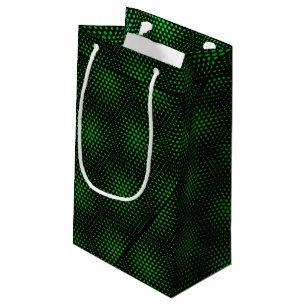 Abstract Green Background Small Gift Bag
