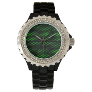 Abstract Green Background Watch