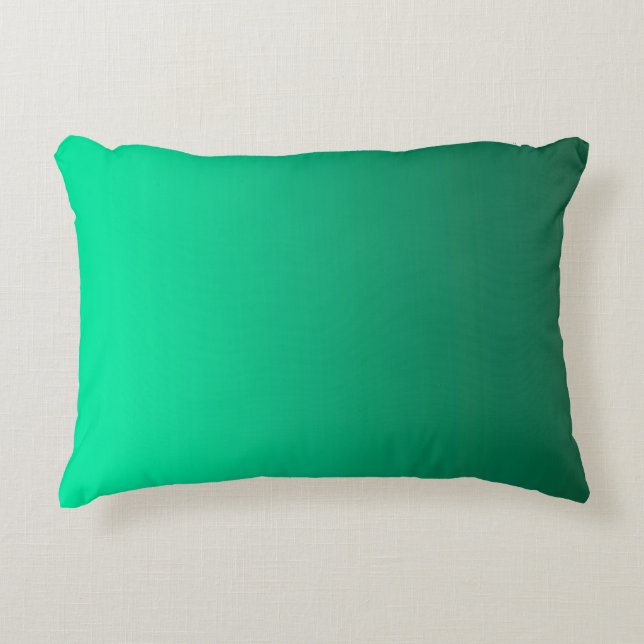 Abstract green birght contrast pure colour trend m accent pillow (Front)