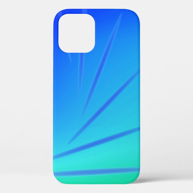 Abstract Green & Blue Case-Mate iPhone Case (Back)