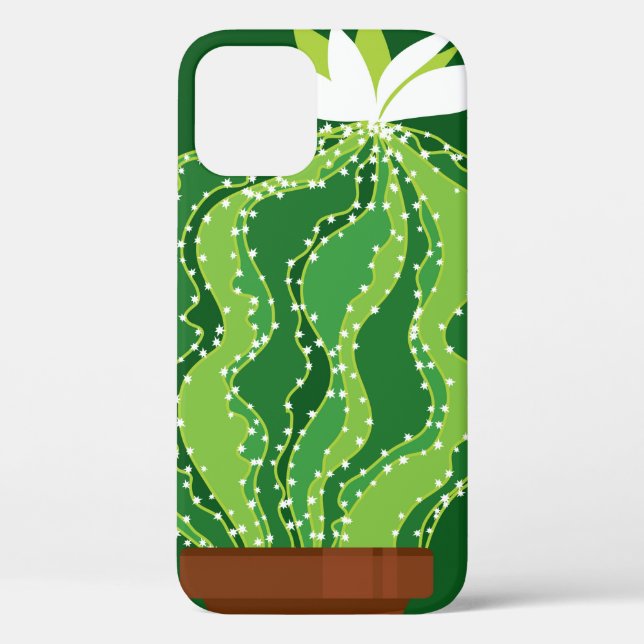 Abstract green cactus seamless pattern Case-Mate iPhone case (Back)