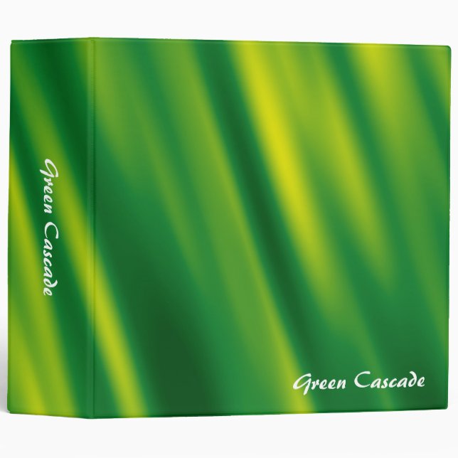 Abstract - Green Cascade (2.0in) Binder (Front/Spine)