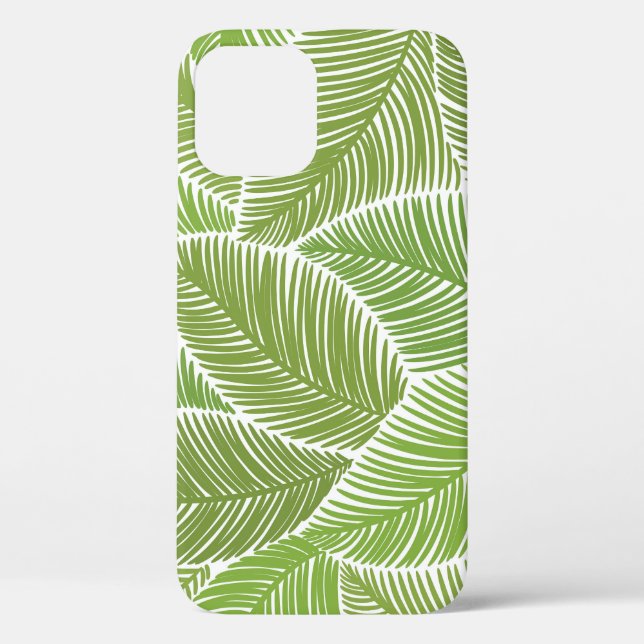 Abstract green floral, seamless background. Case-Mate iPhone case (Back)