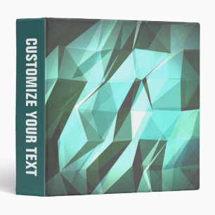 Abstract Green Geometry Binder
