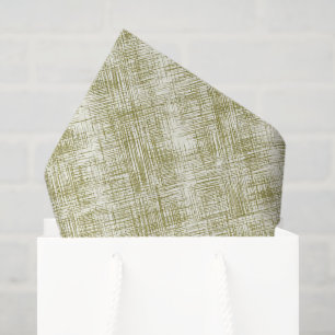 Abstract Green Lines Christmas Tissue Paper