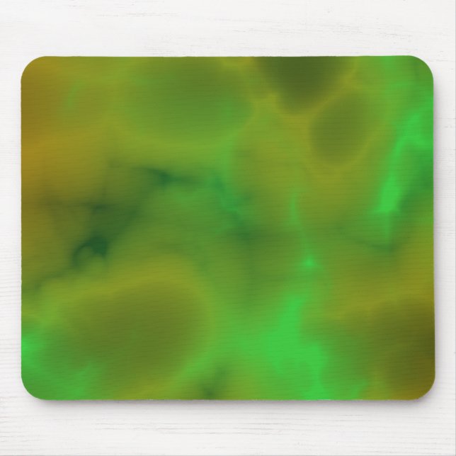 abstract green marble mousepad (Front)