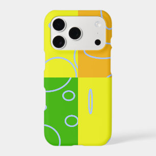 Abstract Green Orange Yellow