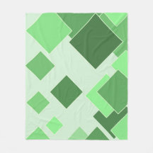 Abstract Green Tones - Square Pattern