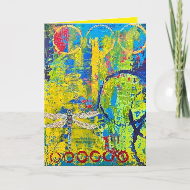 Abstract Greeting Card (Front)