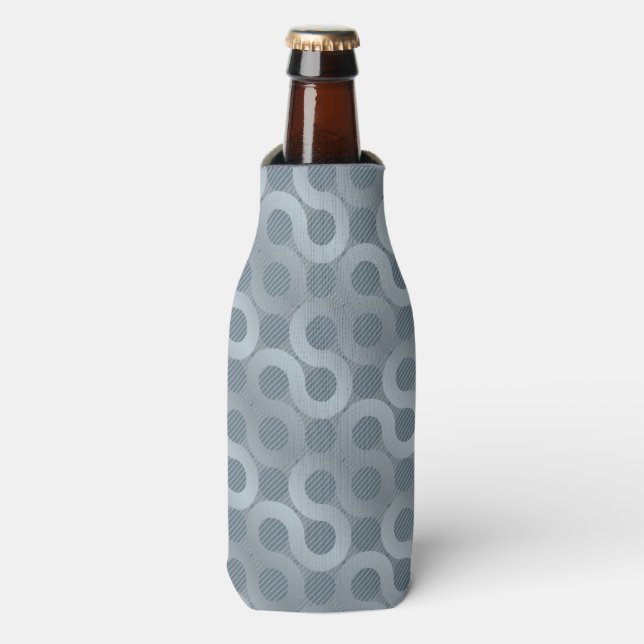 Abstract grey flow background bottle cooler (Bottle Front)