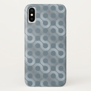 Abstract grey flow background iPhone x case
