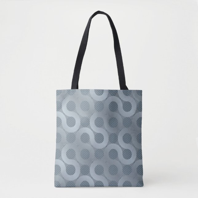 Abstract grey flow background tote bag (Front)