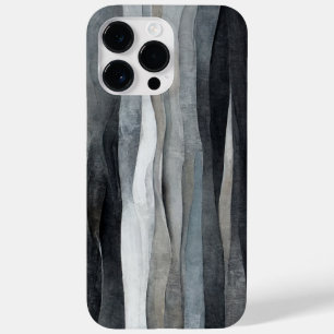 Abstract Grey Grey Waves Art iPhone / iPad case