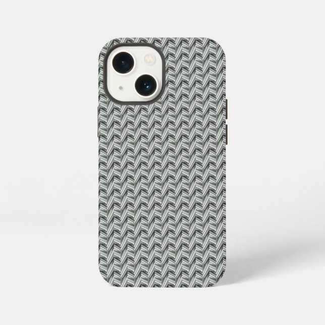 Abstract grey pattern iPhone case (Back)