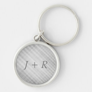 abstract grid pattern keychain