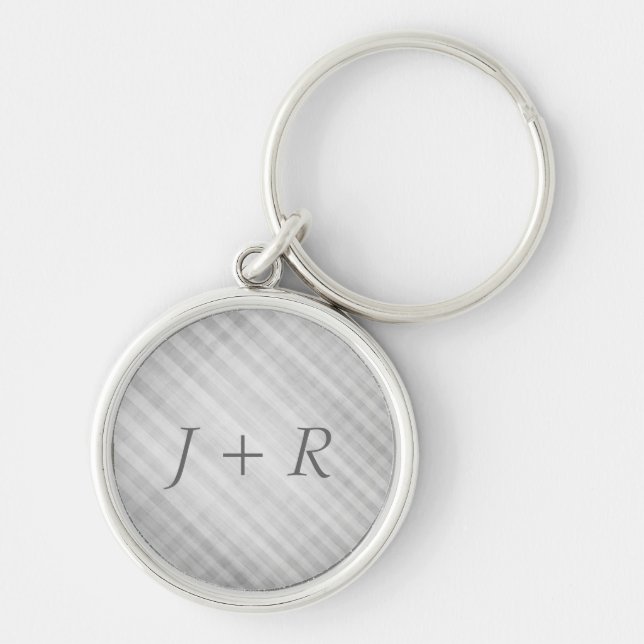 abstract grid pattern keychain (Front)