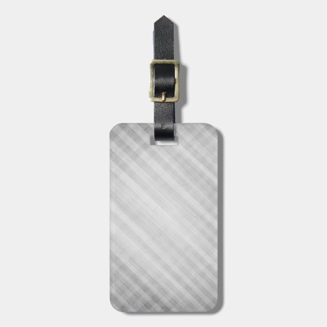 abstract grid pattern luggage tag (Front Vertical)