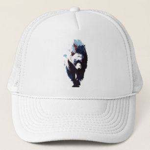 Abstract Grizzly Bear in Bold Hues Trucker Hat