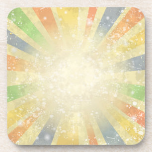 Abstract grunge background coaster