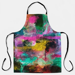 abstract grunge background from colour chaotic blu apron