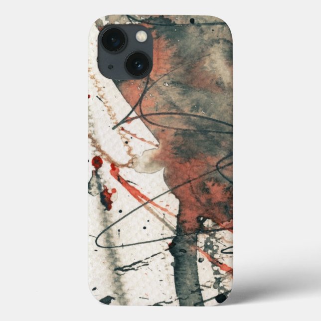 Abstract grunge background, ink texture. 5 Case-Mate iPhone case (Back)