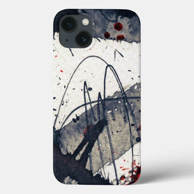 Abstract grunge background, ink texture. Case-Mate iPhone case (Back)