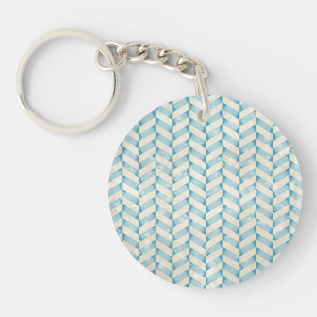 Abstract grunge background keychain (Front)