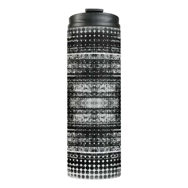 abstract grunge background patternabstract, aged,  thermal tumbler (Front)