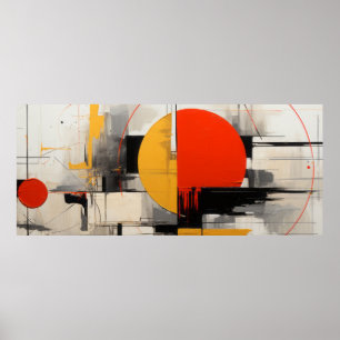 Abstract grunge background poster