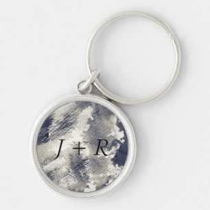 Abstract grunge background. Watercolor, ink Keychain