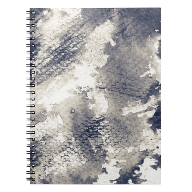 Abstract grunge background. Watercolor, ink Notebook (Front)