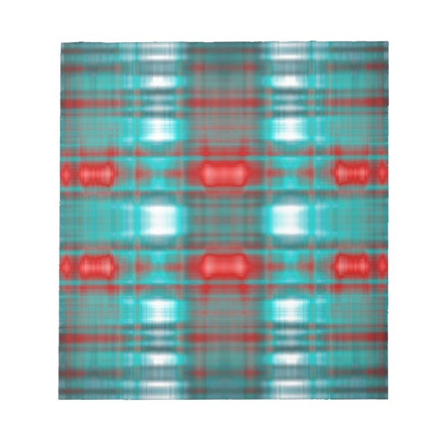 Abstract grunge blur pattern notepad (Front)