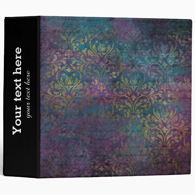 Abstract grunge gold binder (Front/Spine)