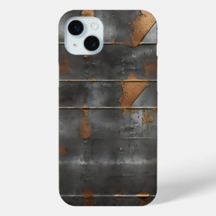 Abstract grunge metal texture iPhone 15 mini case